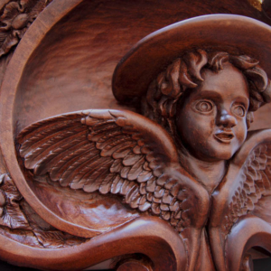 Angel Wood Sculpture