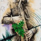 "Sound Waves" - 50 x 80 cm - Oil on canvas