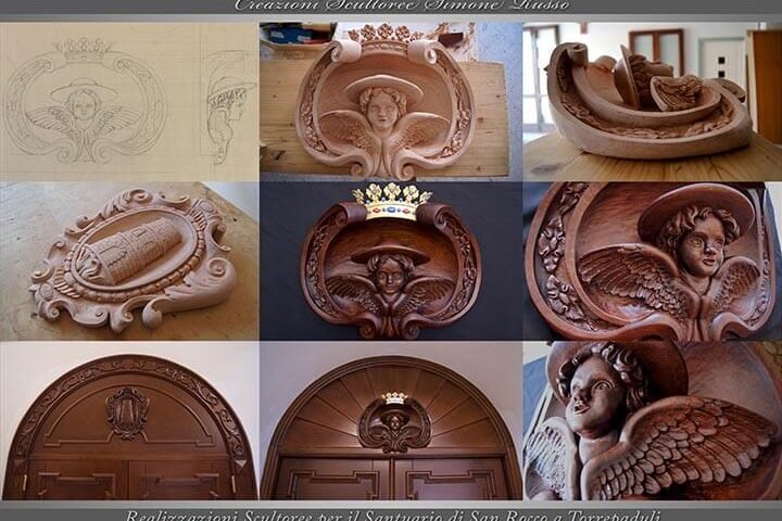 Wood Sculpture for the Sanctuary of San Rocco in Torrepaduli (LE)