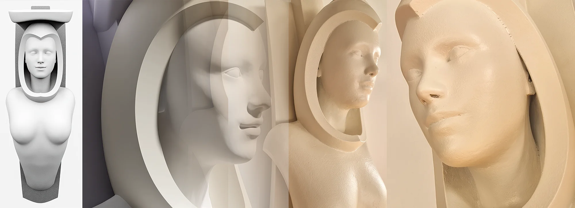 3d Sculpt Art - Sculpture 3d print - Slide - Art Online Gallery
